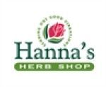 Hanna's Herb Shop Coupon Codes
